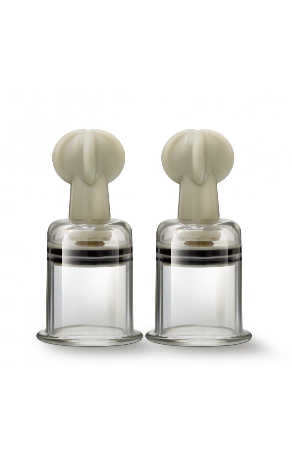 Temptasia Clit And Nipple Large Twist Suckers Set Of 2 Clear