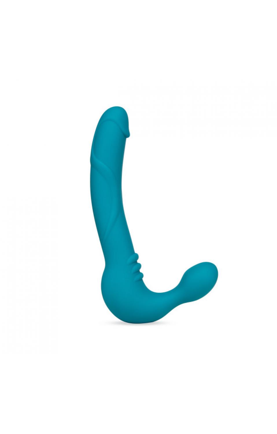 Temptasia Luna Strapless Silicone Dildo Teal Bl