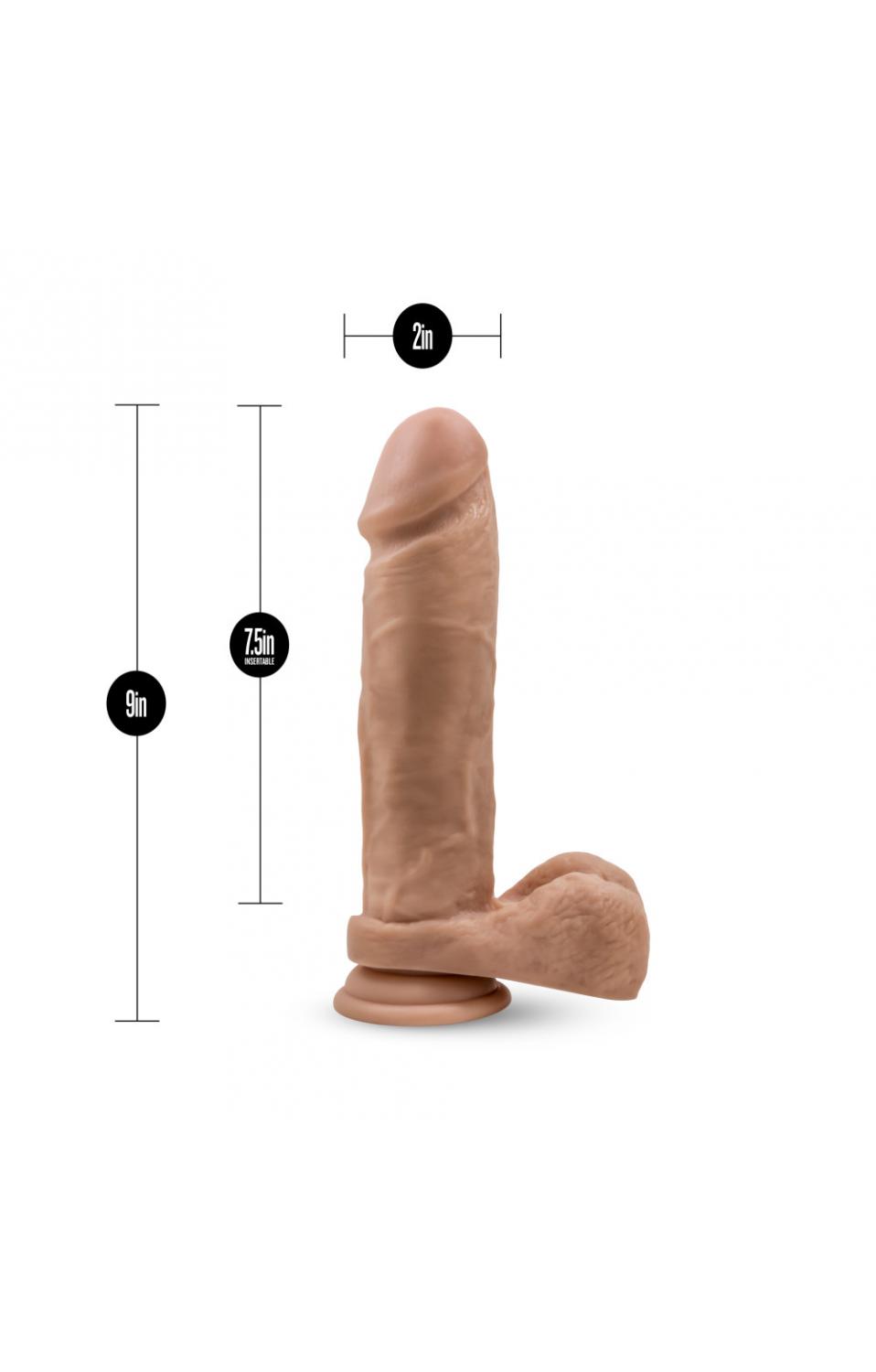 Silicone Willy S 10 5 Inch Silicone Dildo With Suction Cup Mocha