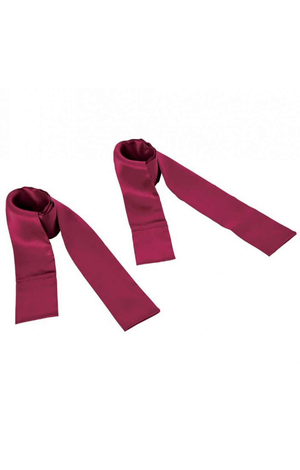 Sex And Mischief Enchanted Silky Sash Restraints Burgundy Ss