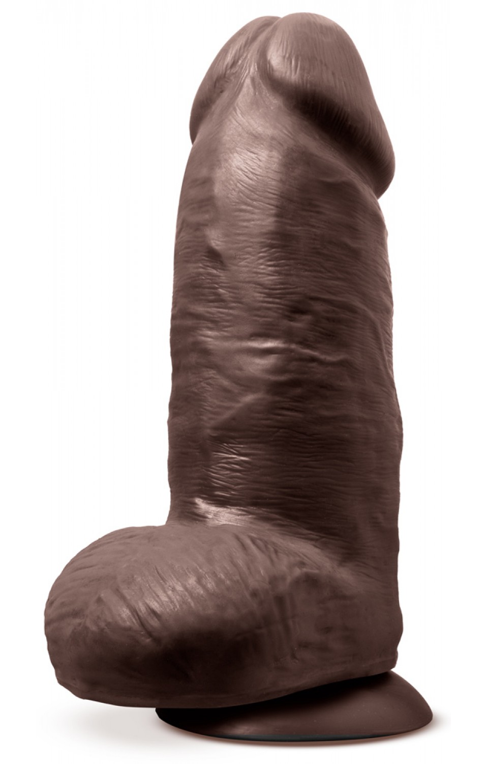 Au Naturel Chub Inch Dildo Chocolate Bl