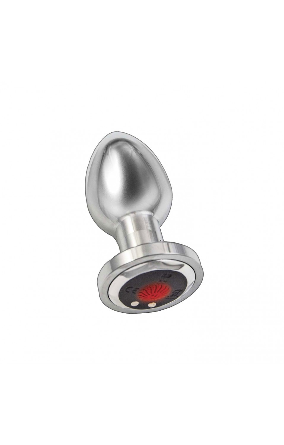 Ass Sation Remote Vibrating Metal Plug Silver Nw