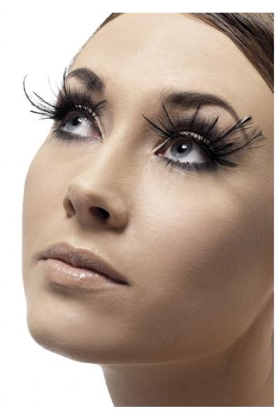 Feather Plume Eyelashes Black FV 34983