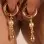 3 in 1 White Pearl and Gold Non-Piercing Labia Rings in a Gift Box