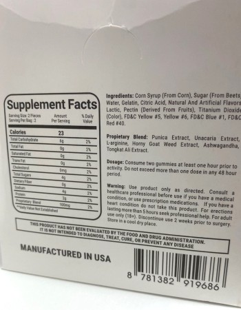 Woody Worms Gummy 25 Ct Display  - Singel Dose Per Pack