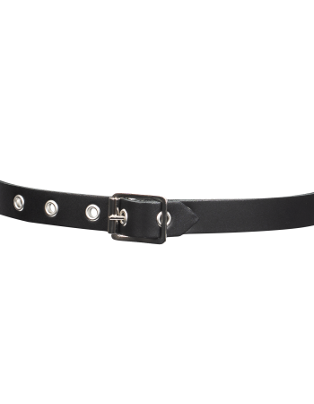 Leather Mask with Decorative Chains