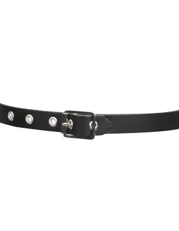 Leather Mask with Decorative Chains