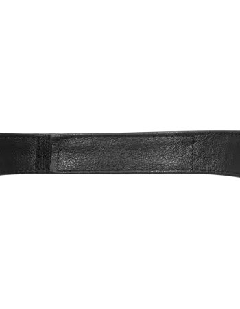 Leather Blindfold Velcro Closure – Full Coverage Nappa Leather Mask