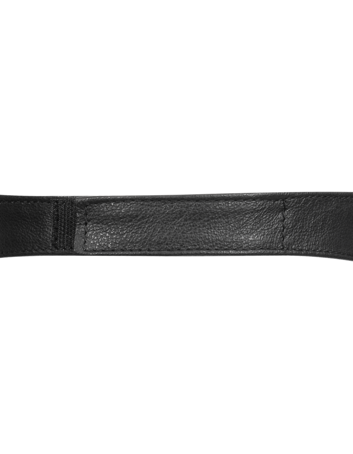 Augenbinde aus Leder mit Klettverschluss – Vollflächige Nappa-Ledermaske