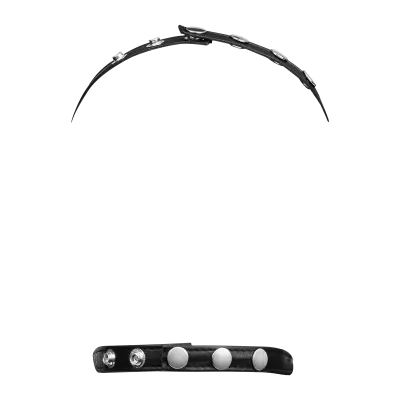 Leather Muzzle with Snap Closure – Luxury Nappa Leather BDSM Head Mask