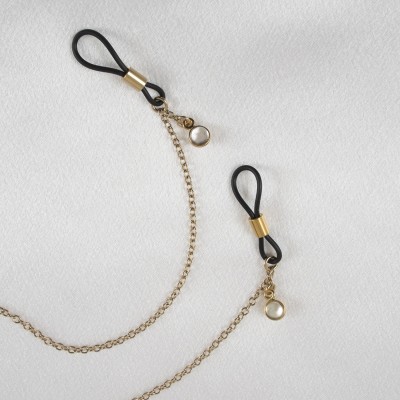 A Budding Grove - Chaîne de poitrine avec pendentif en or rose