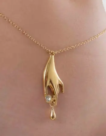 A Touch of Grace - Gold Waist Chain & Gracious Pendant