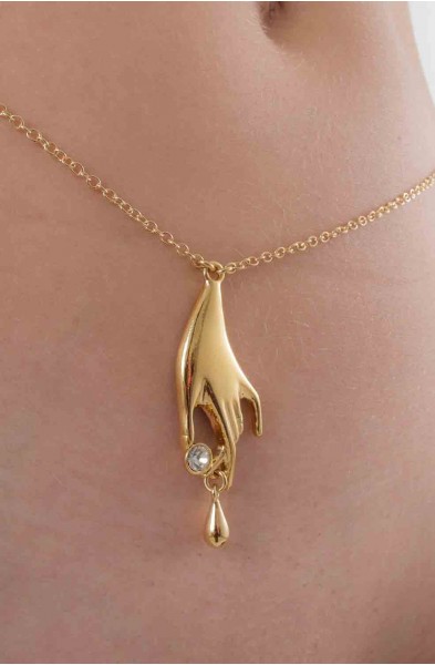 A Touch of Grace - Gold Waist Chain & Gracious Pendant