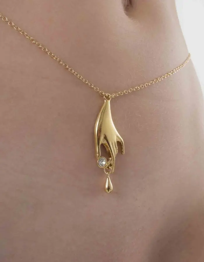 A Touch of Grace - Gold Waist Chain & Gracious Pendant