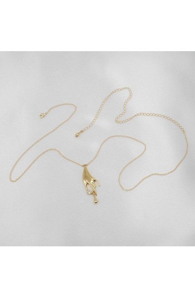 A Touch of Grace - Gold Waist Chain & Gracious Pendant