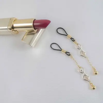 Somebody Already Broke My Heart - Women's Non-Piercing Nipple Rings in Gold