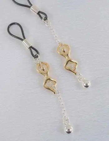 Still in Love With You - Women's Non-Piercing Nipple Rings in Silver