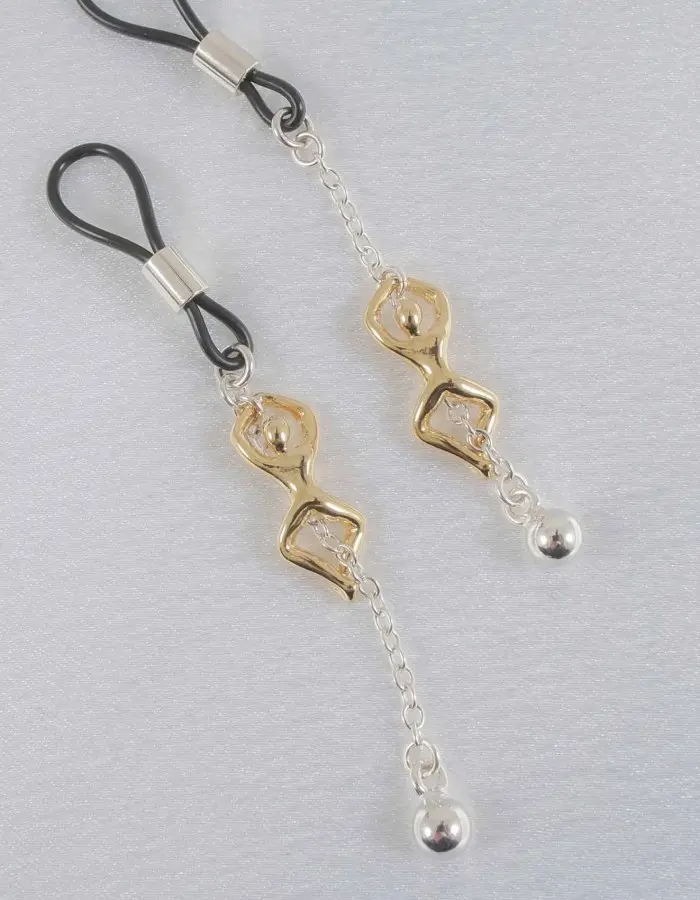 Still in Love With You - Women's Non-Piercing Nipple Rings in Silver
