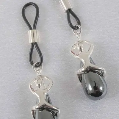 Nothing Can Come Between US - Women's Non-Piercing Nipple Rings in Silver