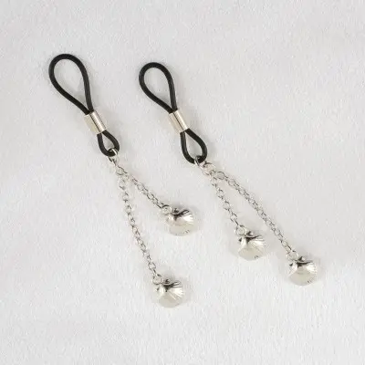 Agave - Silver Nipple Jewelry with Seashell Pendants