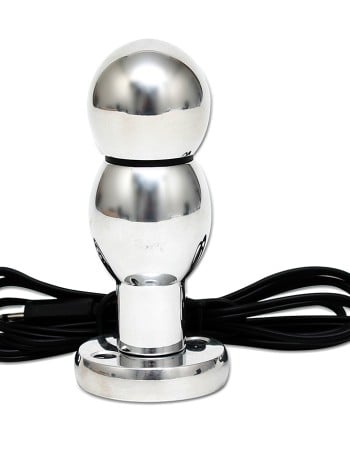 Aluminum Electro Sex Bulb Dildo