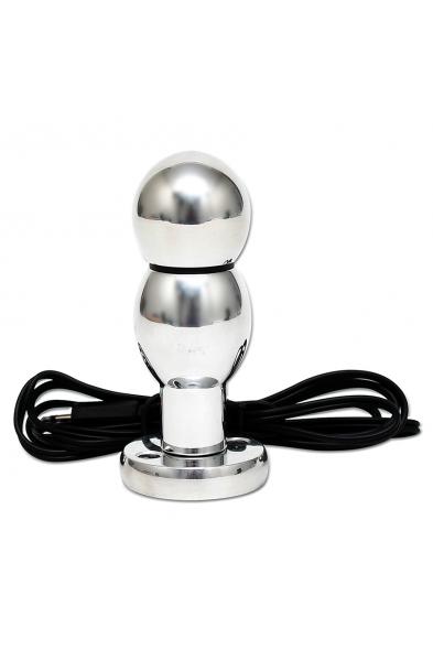 Aluminum Electro Sex Bulb Dildo