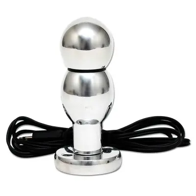 Aluminum Electro Sex Bulb Dildo