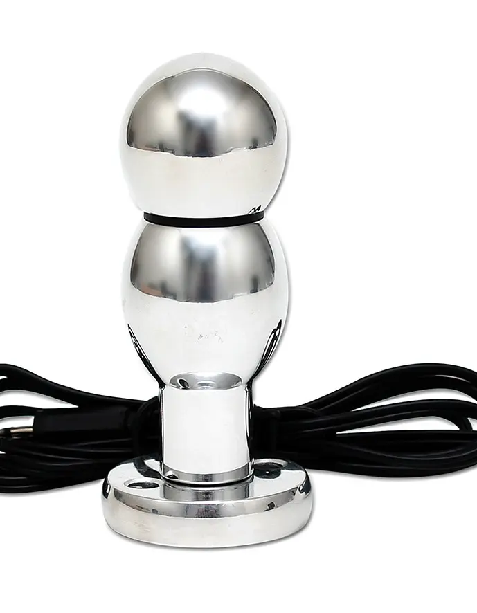 Aluminum Electro Sex Bulb Dildo