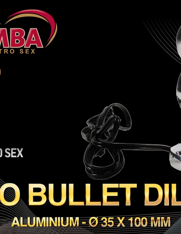 Aluminum Electro Sex Bulb Dildo