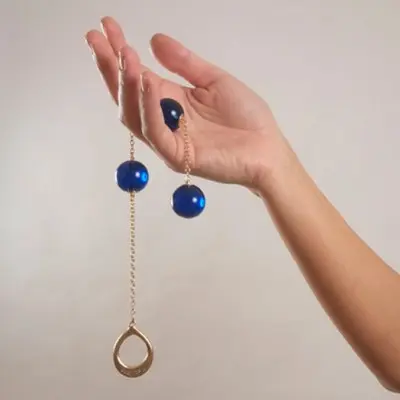 Amaterasu - Women's Insertable Triple Geisha Balls with Gold Loop
