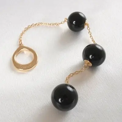 Amaterasu - Women's Insertable Triple Geisha Balls with Gold Loop
