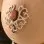 Ammavarua - Non-Piercing Silver Wreath Nipple Clamps With Pendant