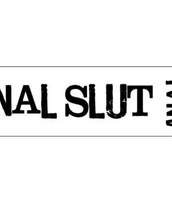 Anal Slut Temporary Tattoo
