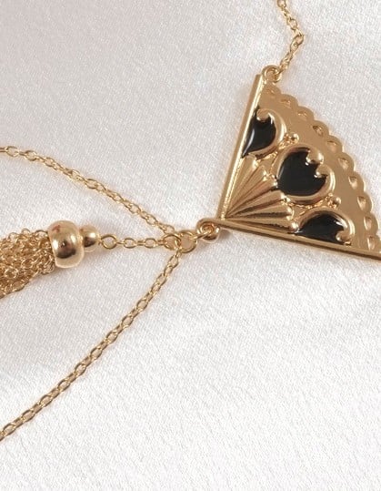 Andalousie - Collier en or avec anneaux de tétons non perforants