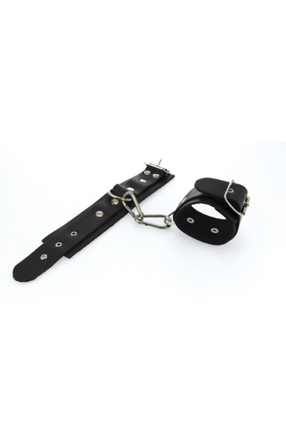 Ankle Cuffs With Carabiner Hooks - 7632