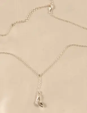 Anything Goes - Silver Jeweled High Heel Waist Chain