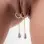 Baci - Non-Piercing Gold Kisses Labia Jewelry