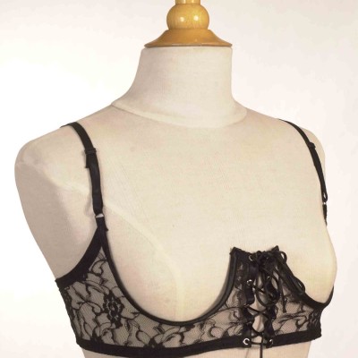 Bad Girl - Soutien-gorge sans armatures à lacets
