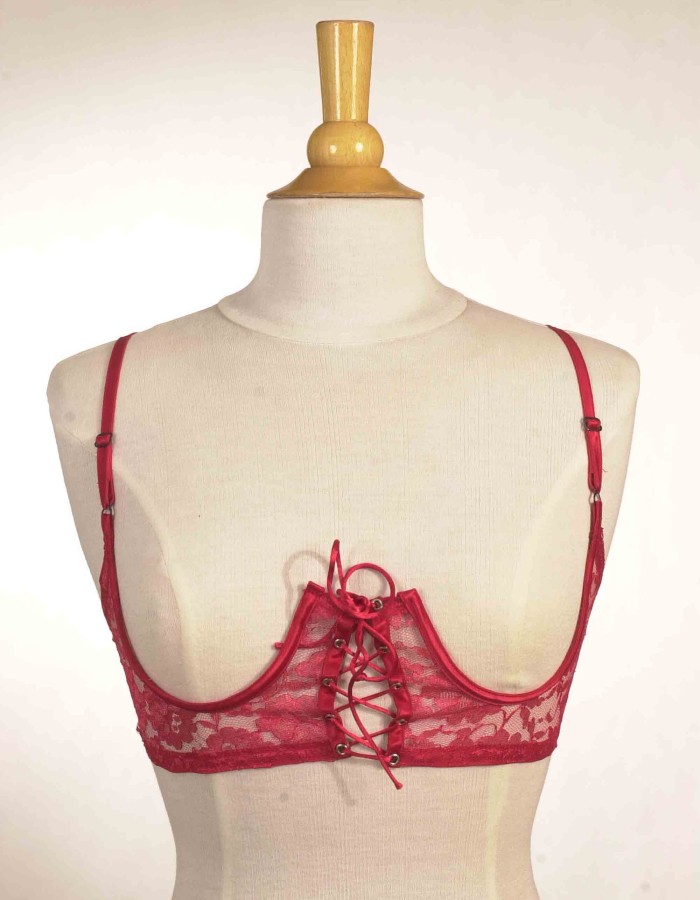 Bad Girl - Soutien-gorge sans armatures à lacets