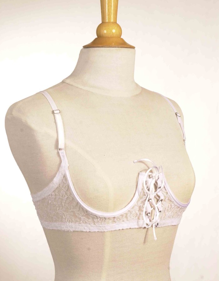 Bad Girl - Soutien-gorge sans armatures à lacets