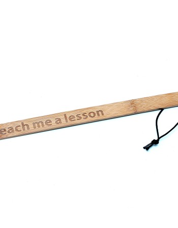 Bamboo Paddle Ruler Teach Me A Lesson