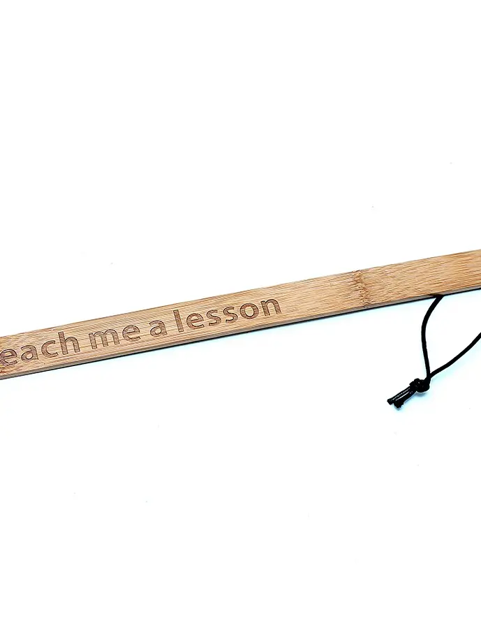 Bamboo Paddle Ruler Teach Me A Lesson