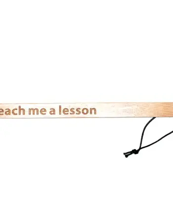 Bamboo Paddle Ruler Teach Me A Lesson