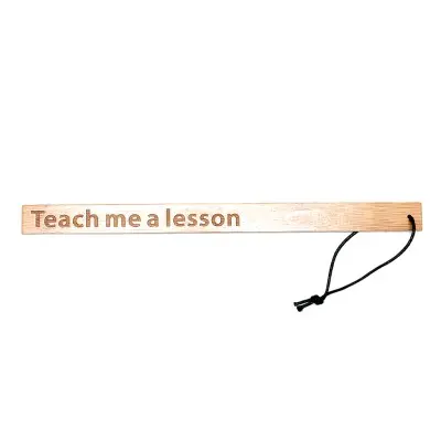 Bamboo Paddle Ruler Teach Me A Lesson