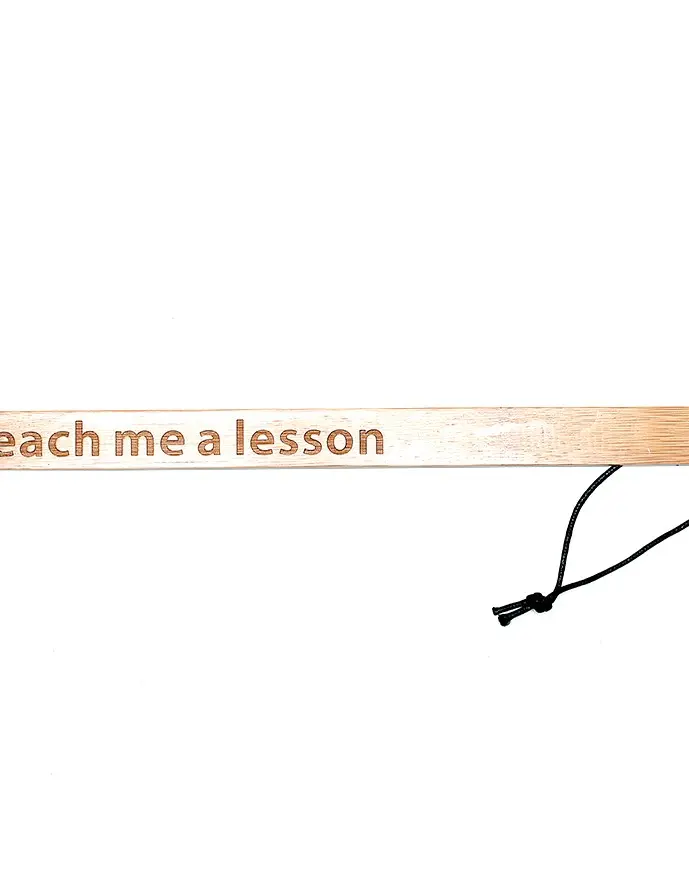 Bamboo Paddle Ruler Teach Me A Lesson