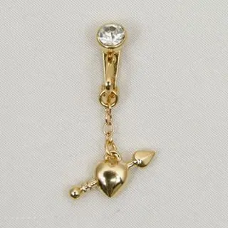 Bang Bang - Gold Cupid Non-Piercing Belly Ring