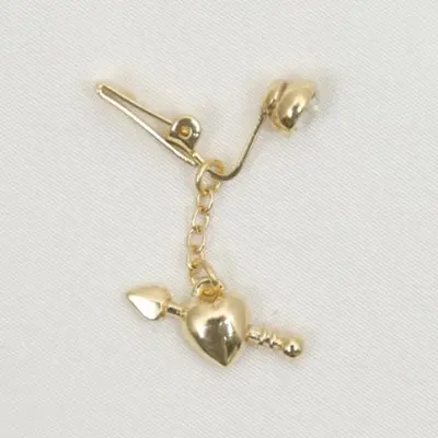 Bang Bang - Gold Cupid Non-Piercing Belly Ring