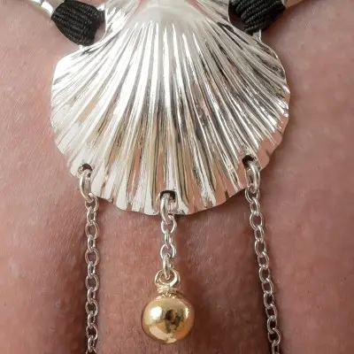 Beachcomber - Sterling Silver Rare Pearl Vagina G-String Jewelry