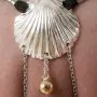 Beachcomber - Sterling Silver Rare Pearl Vagina G-String Jewelry