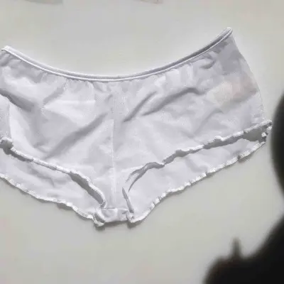 Beauty or Brains? - Sheer Booty Shorts Panty